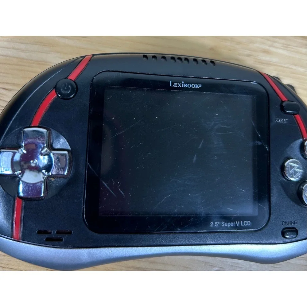 Lexibook Zeus IG900US Handheld Gaming Console Black Retro Portable 2.5 LCD WORKS